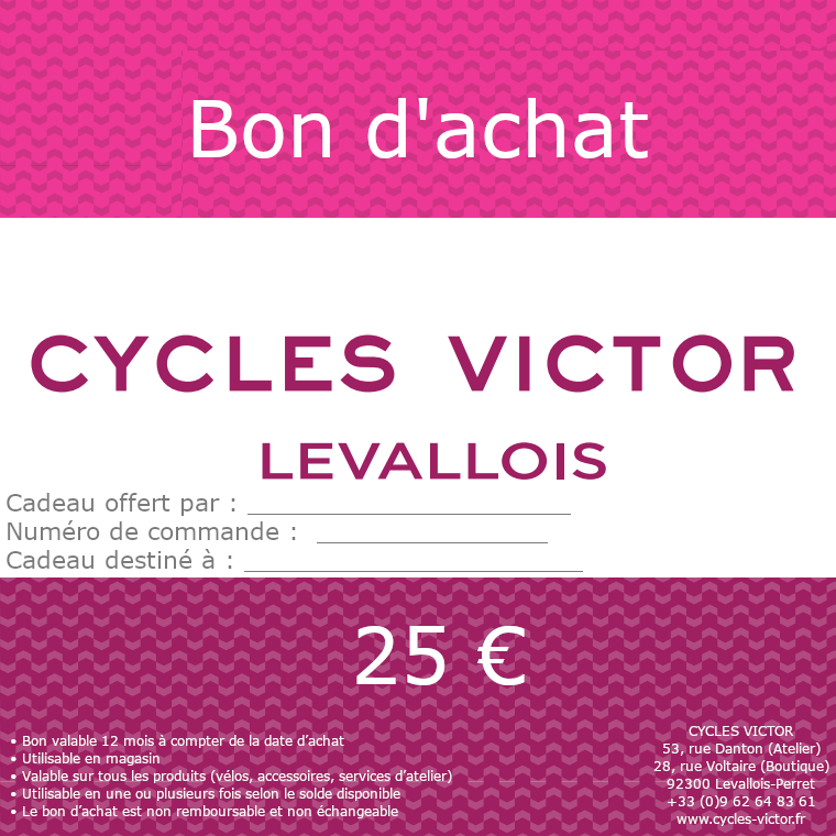 Bon d'achat 25€