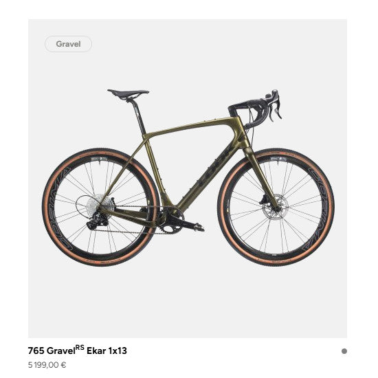 765 Gravel RS Ekar 1x13 | –29 % Partenariat LOOK
