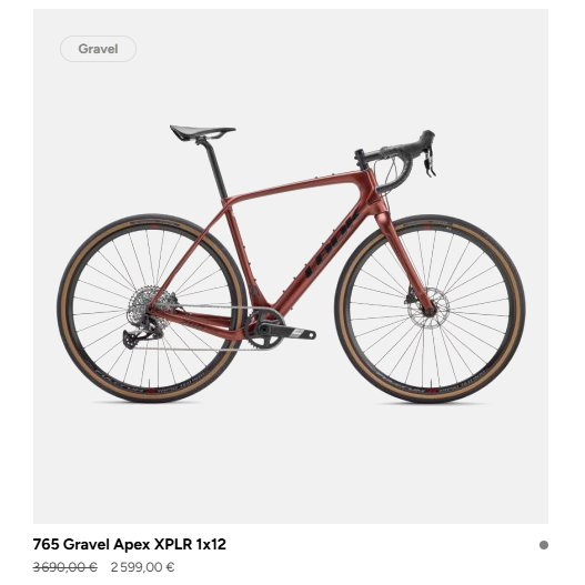 765 Gravel Apex XPLR 1x12