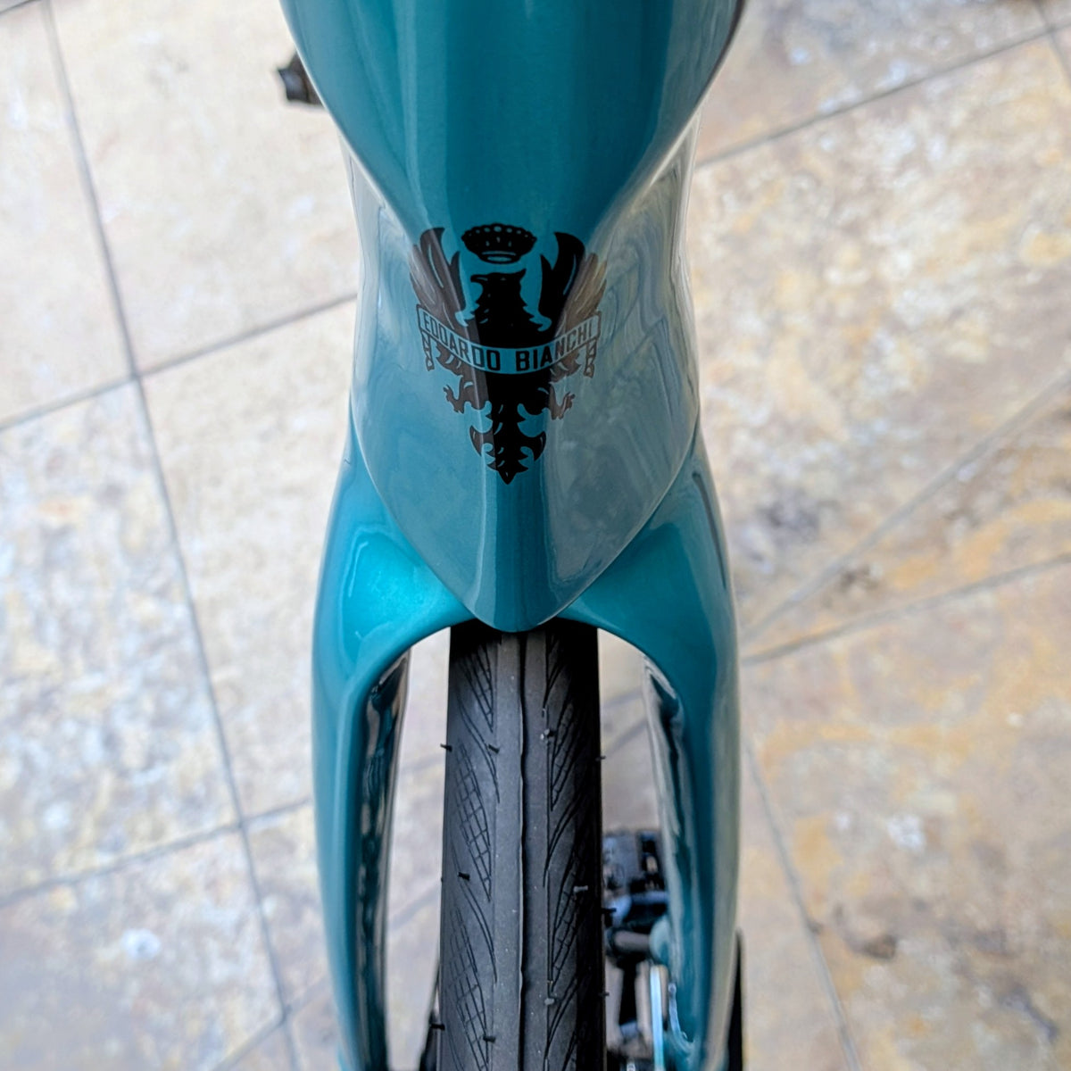 Bianchi Oltre Comp - Shimano 105 Di2 - celeste