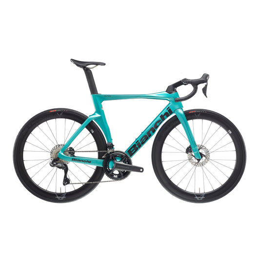 Bianchi Oltre Comp - Shimano 105 Di2 - celeste