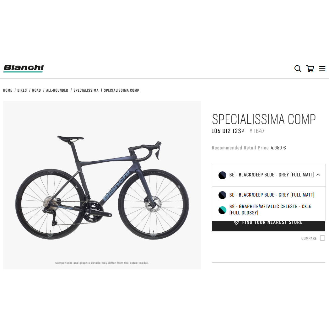 Bianchi Specialissima Comp
