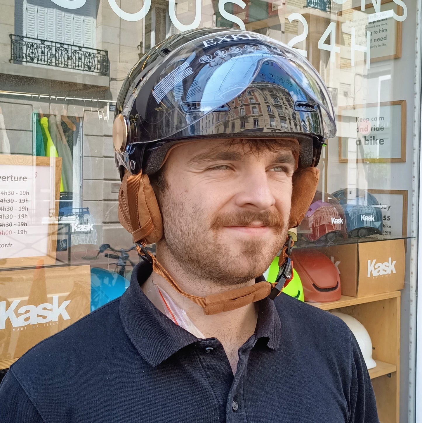 Casque e-Bike2 Noir Brillant - taille L 58-62 cm