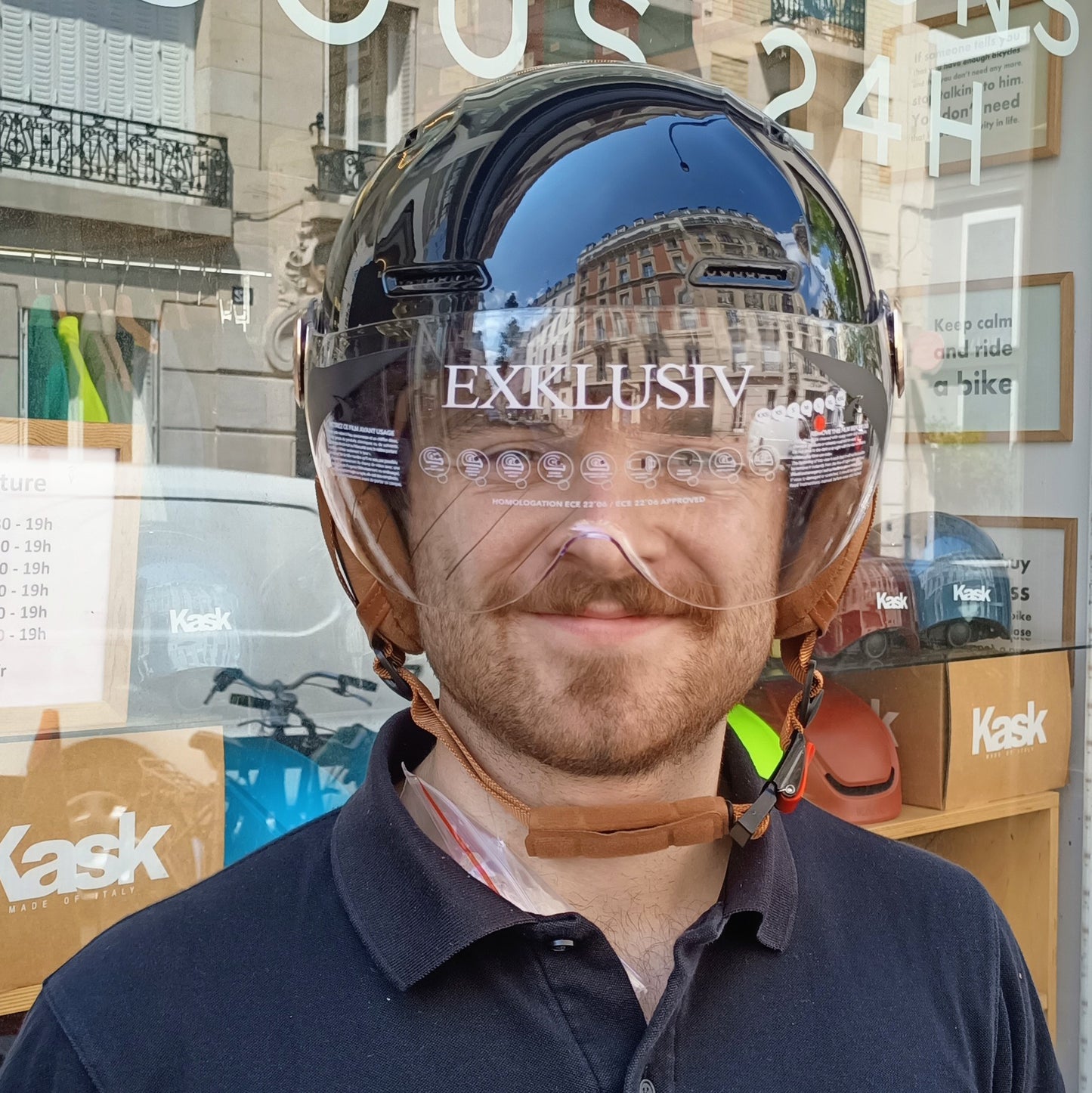 Casque e-Bike2 Noir Brillant - taille M 54-58 cm