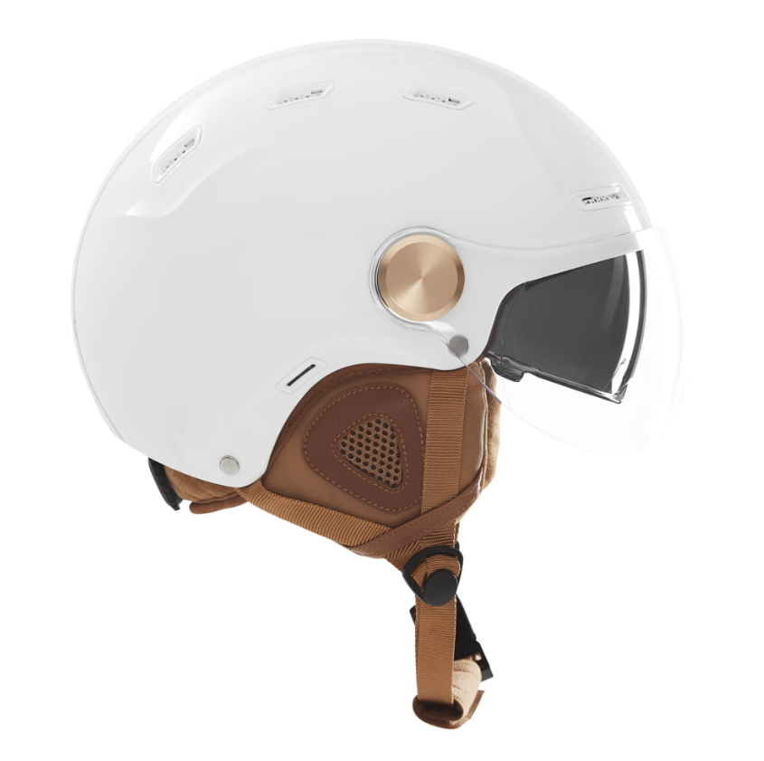 Casque e-Bike2 Blanc Brillant - taille L 58-62 cm