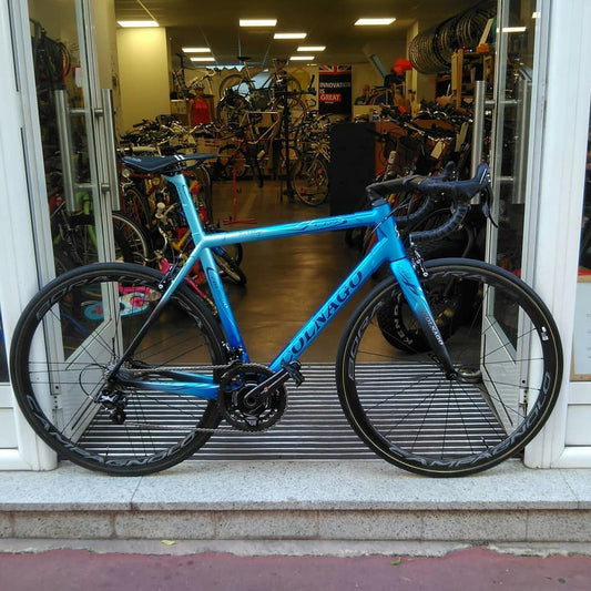 Colnago C64 full Campa patin (Art Decor bleu)