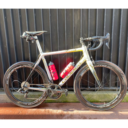 Colnago C64 full Campa patin (Art Decor blanc)