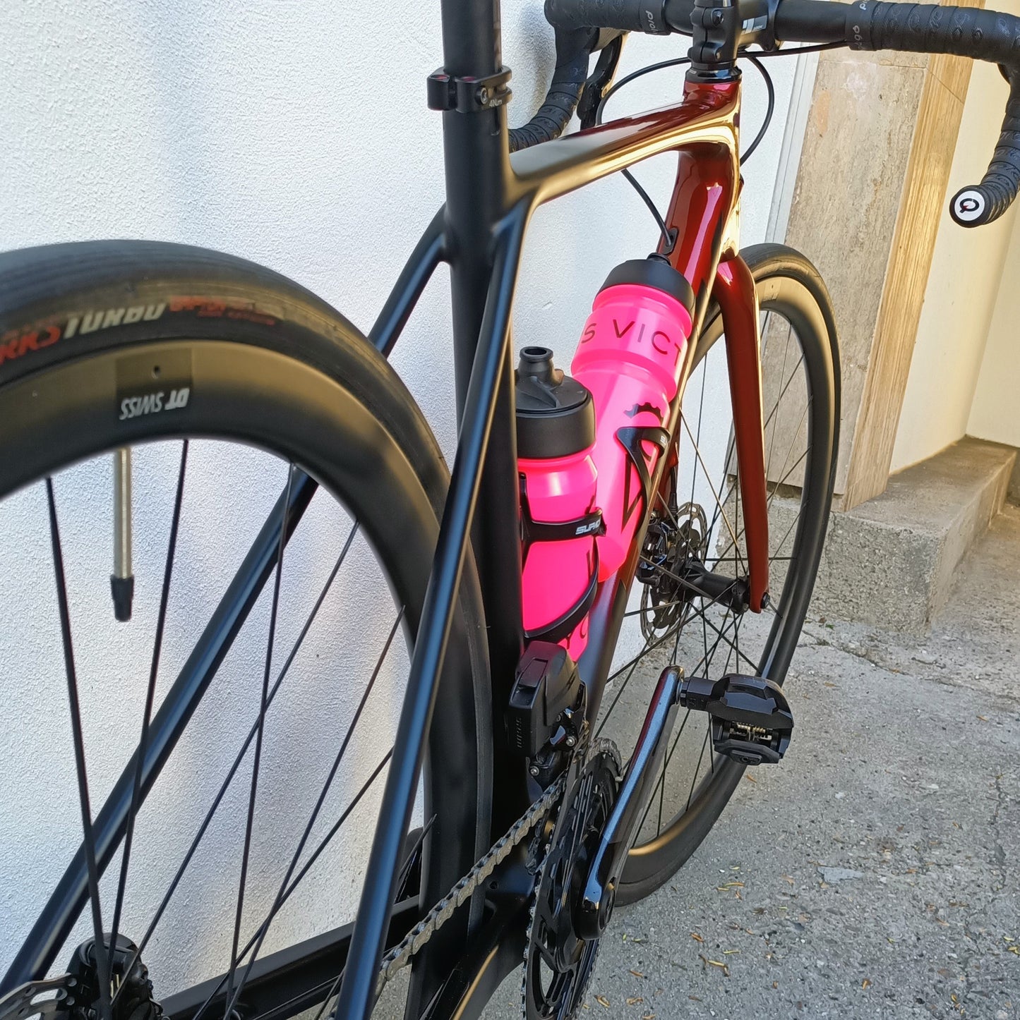 Look 785 Huez, taille S (rouge et noir)