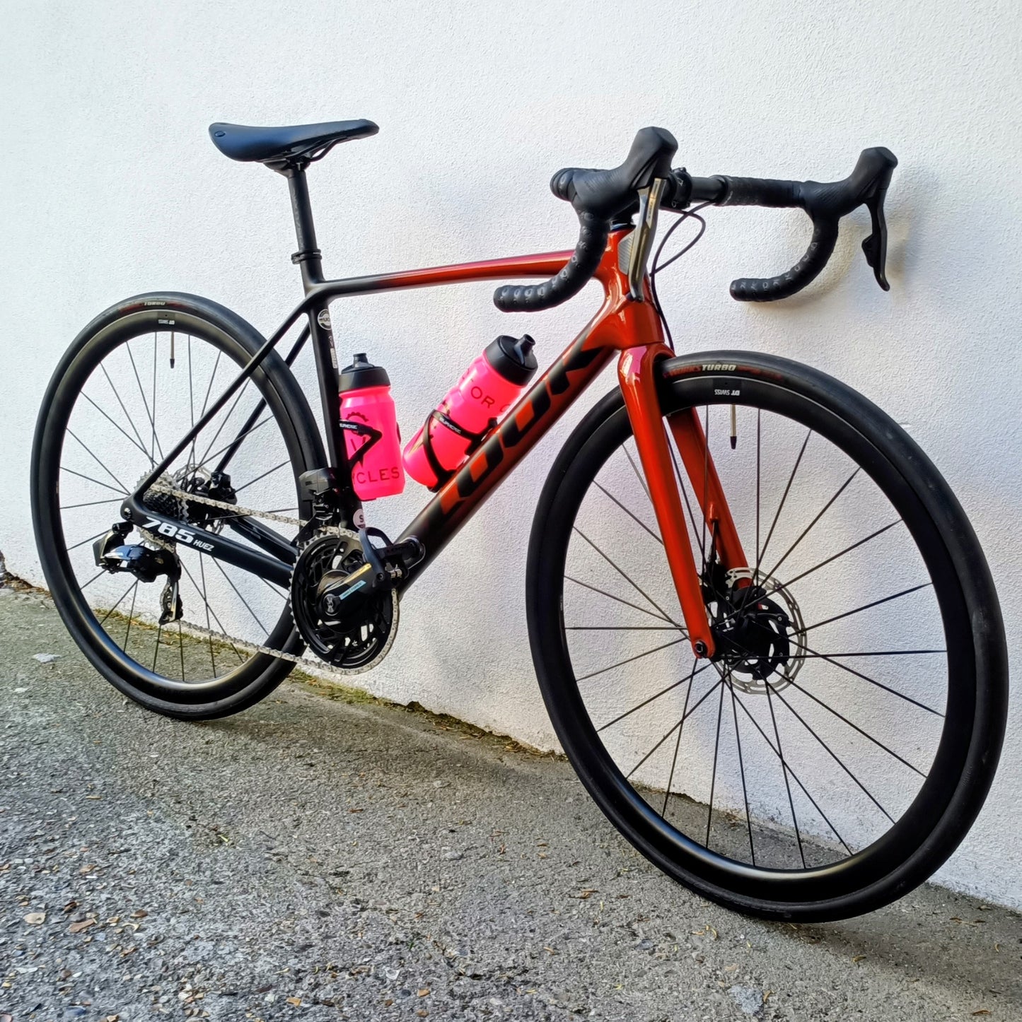 Look 785 Huez, taille S (rouge et noir)