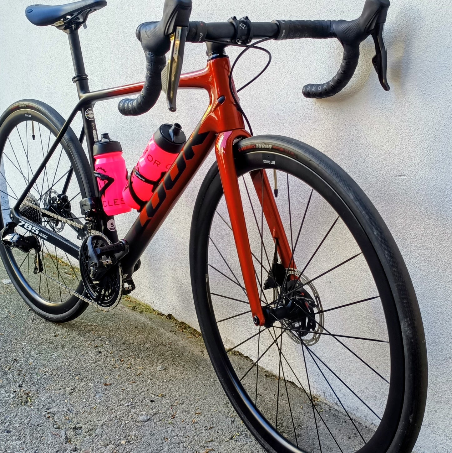 Look 785 Huez, taille S (rouge et noir)