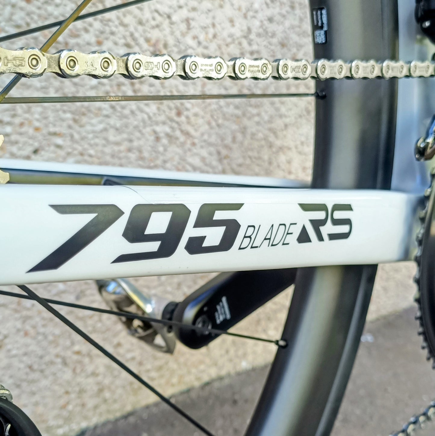 Look 795 Blade RS (blanc) Test Bike , taille L