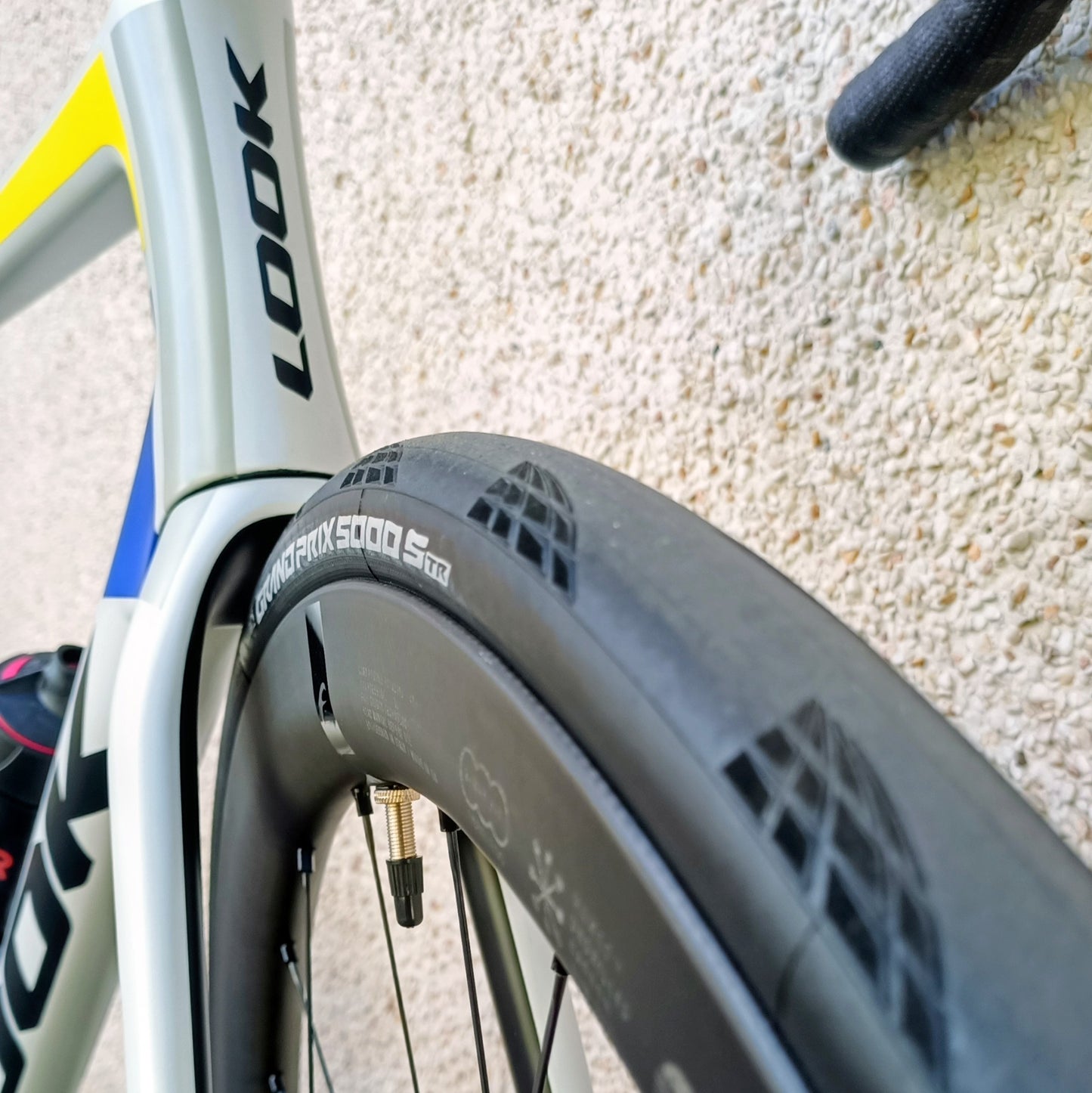 Look 795 Blade RS (blanc) Test Bike , taille L