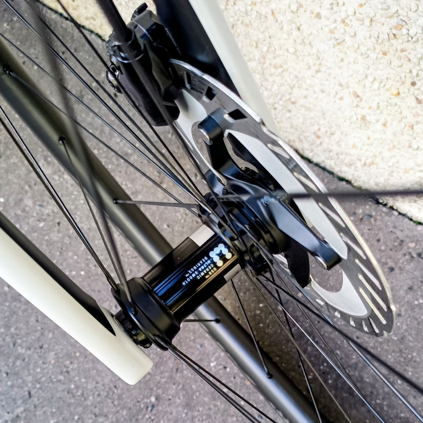 Look 795 Blade RS (blanc) Test Bike , taille L