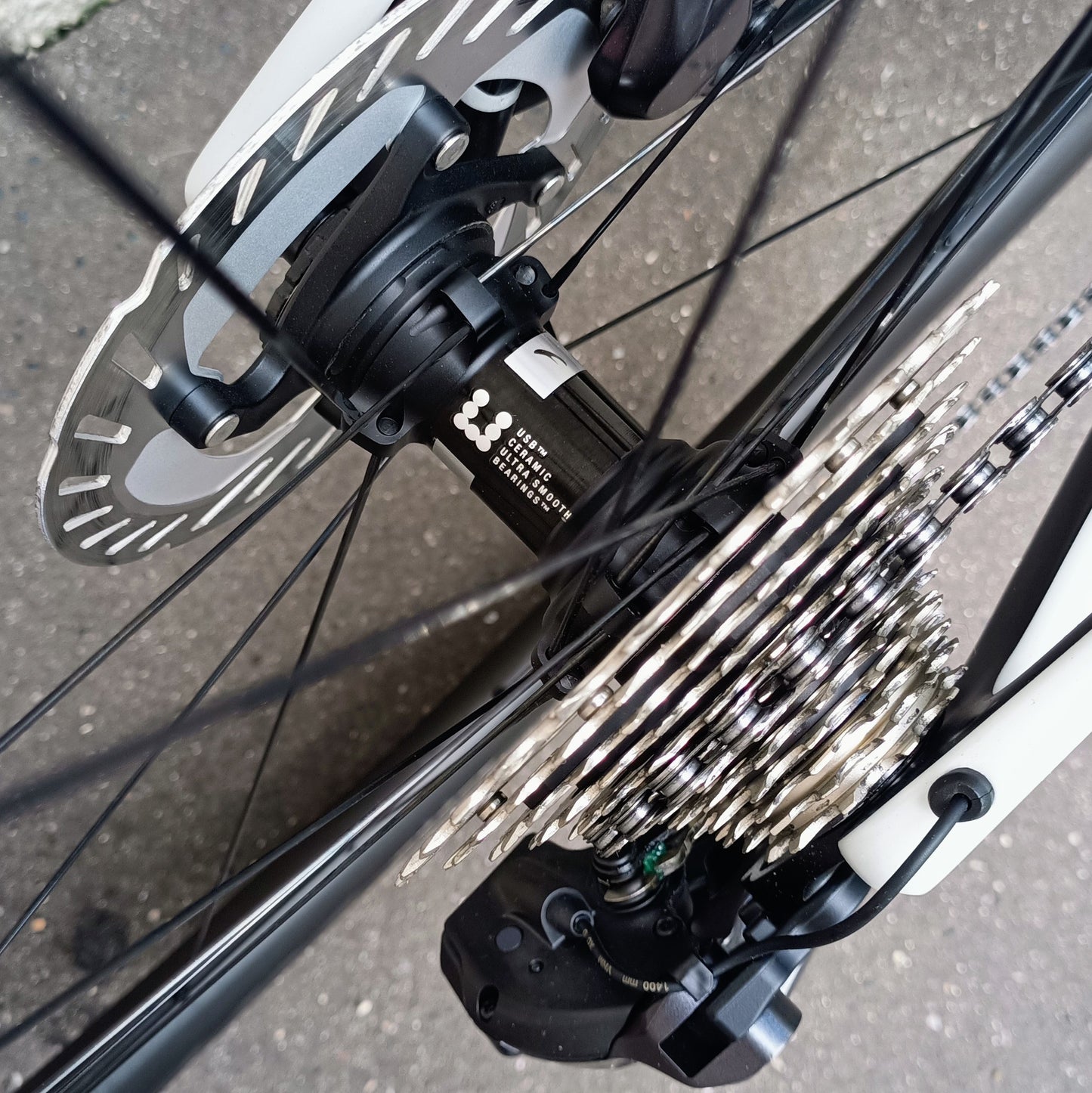 Look 795 Blade RS (blanc) Test Bike , taille L