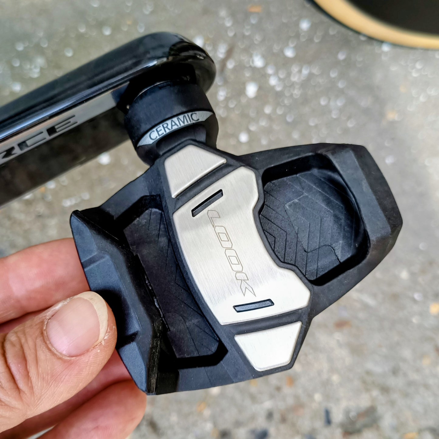 Pédales Keo Blade Ceramic - Q Factor 53 mm - édition limitée Iconic Prisme