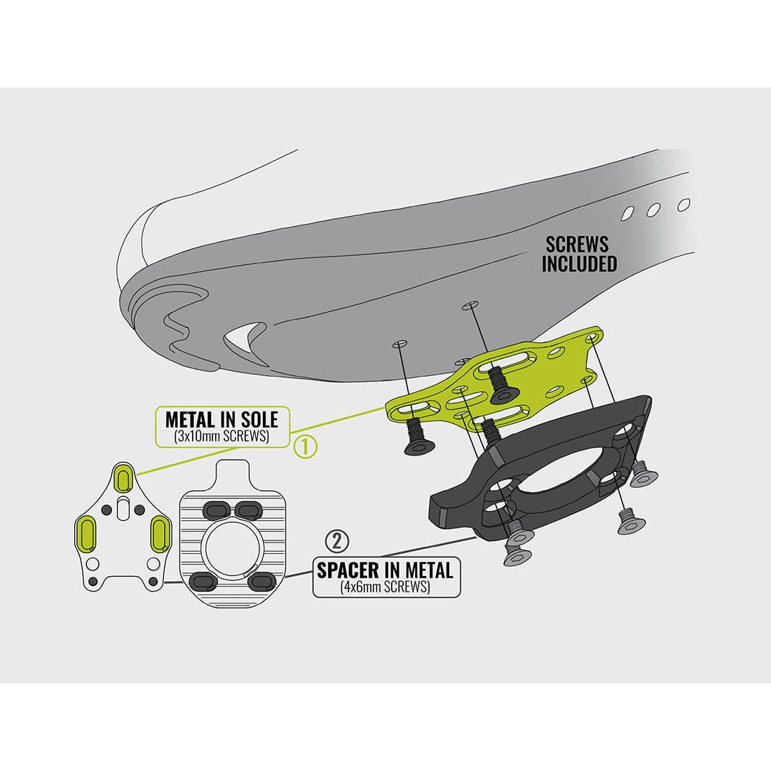 Pedales magnetiques Magped ROAD 200N
