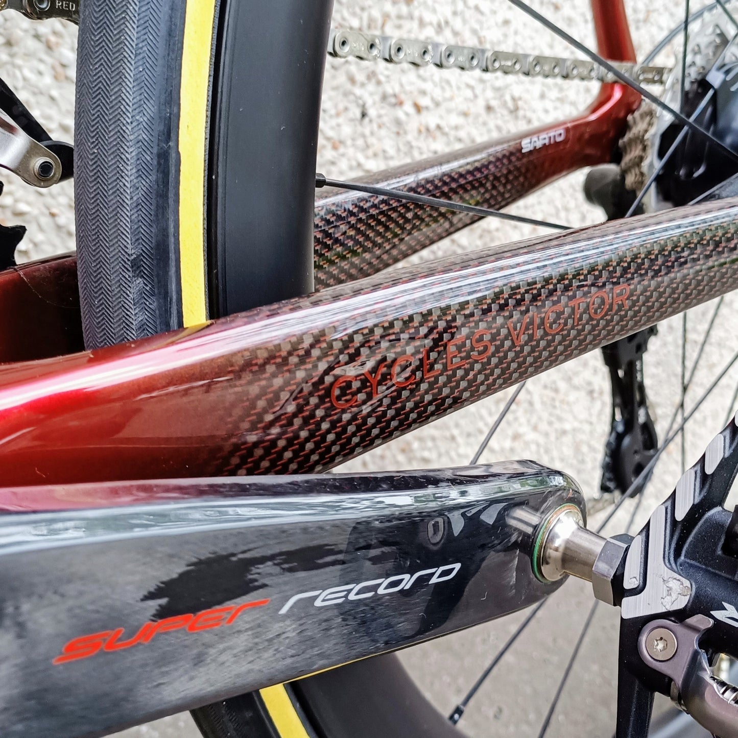 Sarto Seta Gravel tri-composite Classified (rouge/carbone)