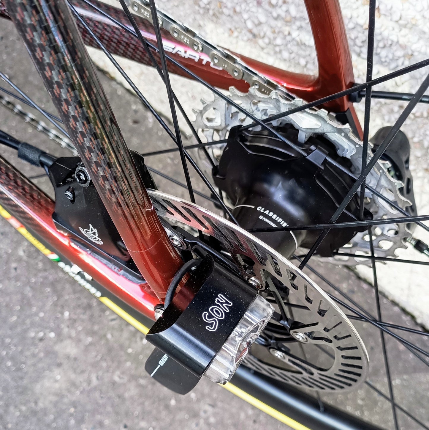 Sarto Seta Gravel tri-composite Classified (rouge/carbone)