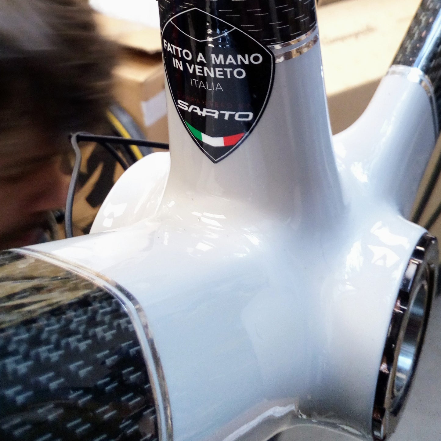Sarto Seta Plus tri-composite (blanc/carbone)