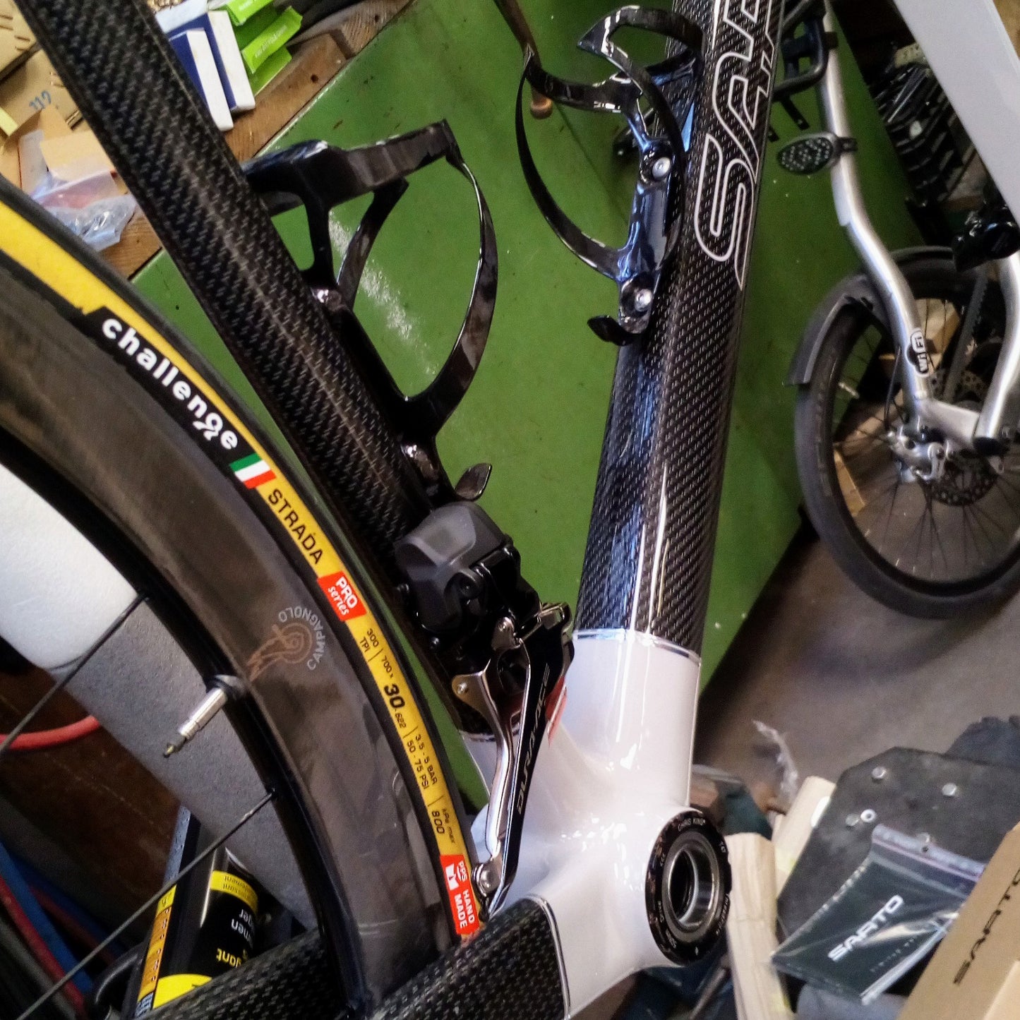 Sarto Seta Plus tri-composite (blanc/carbone)