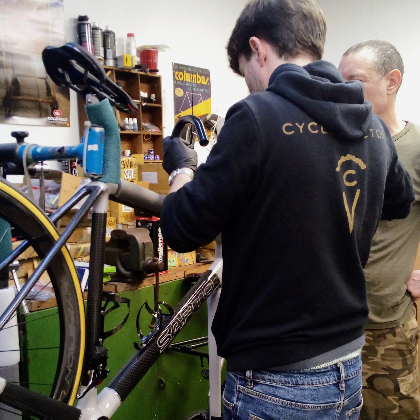 Sarto Seta Plus tri-composite (blanc/carbone)