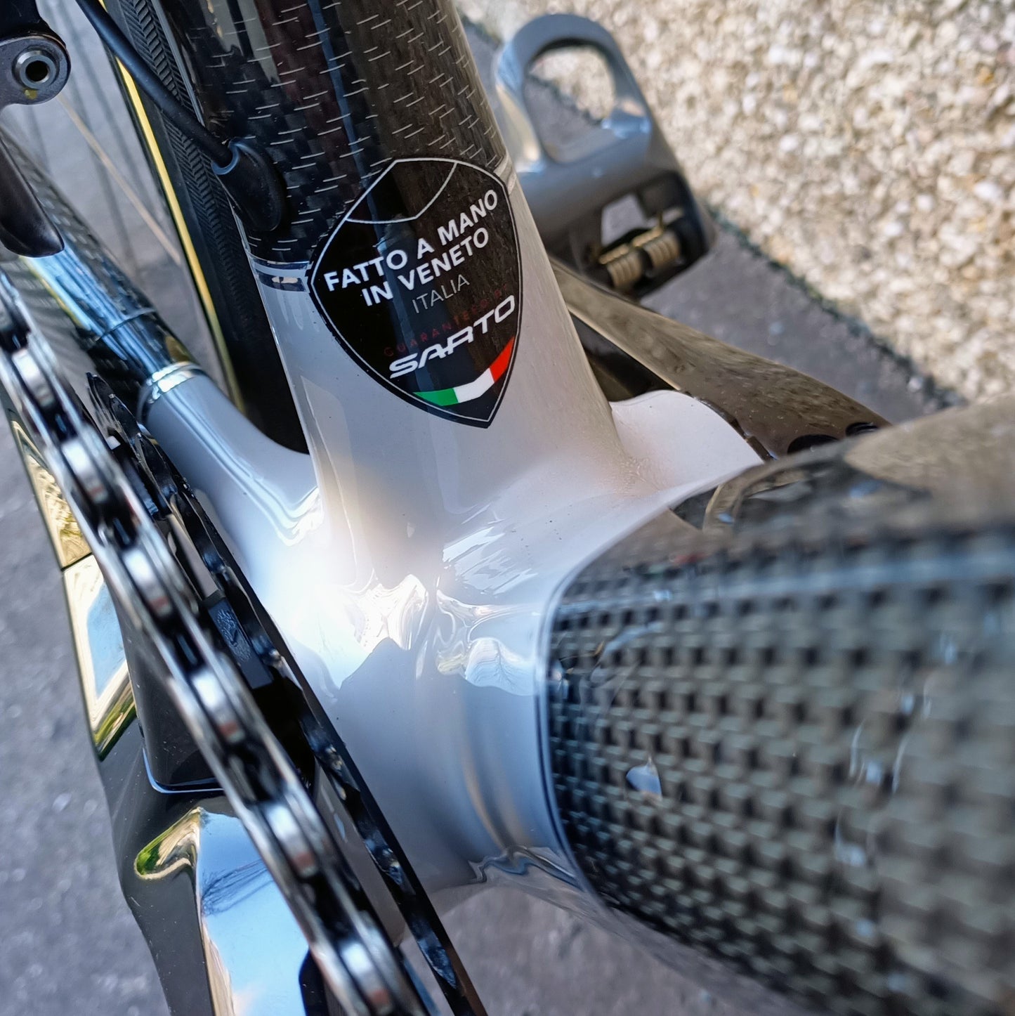 Sarto Seta Plus tri-composite (blanc/carbone)