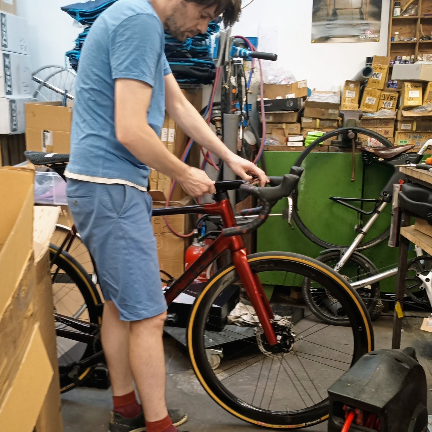 Sarto Seta Plus tri-composite (rouge/carbone)