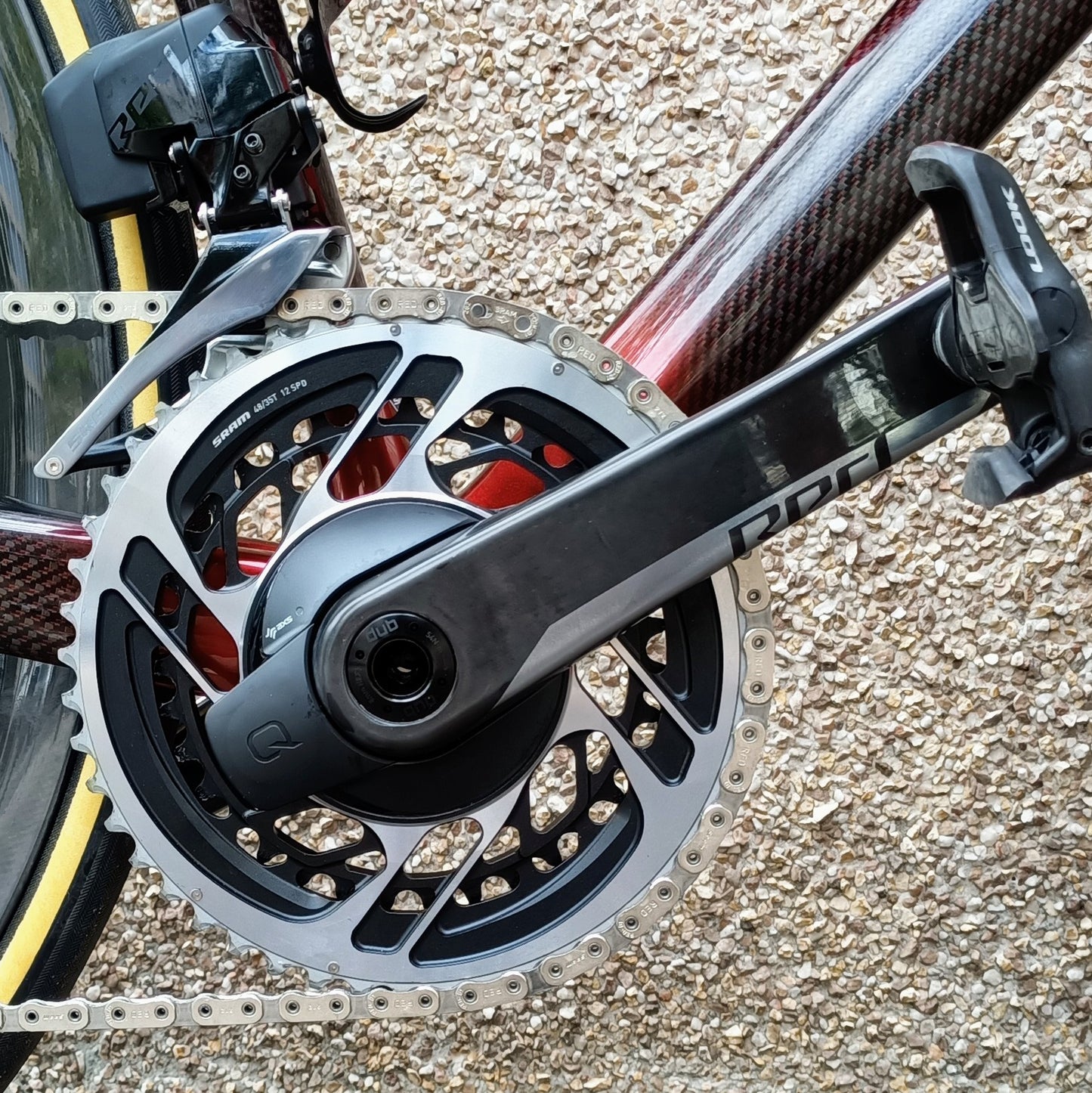 Sarto Seta Plus tri-composite (rouge/carbone)