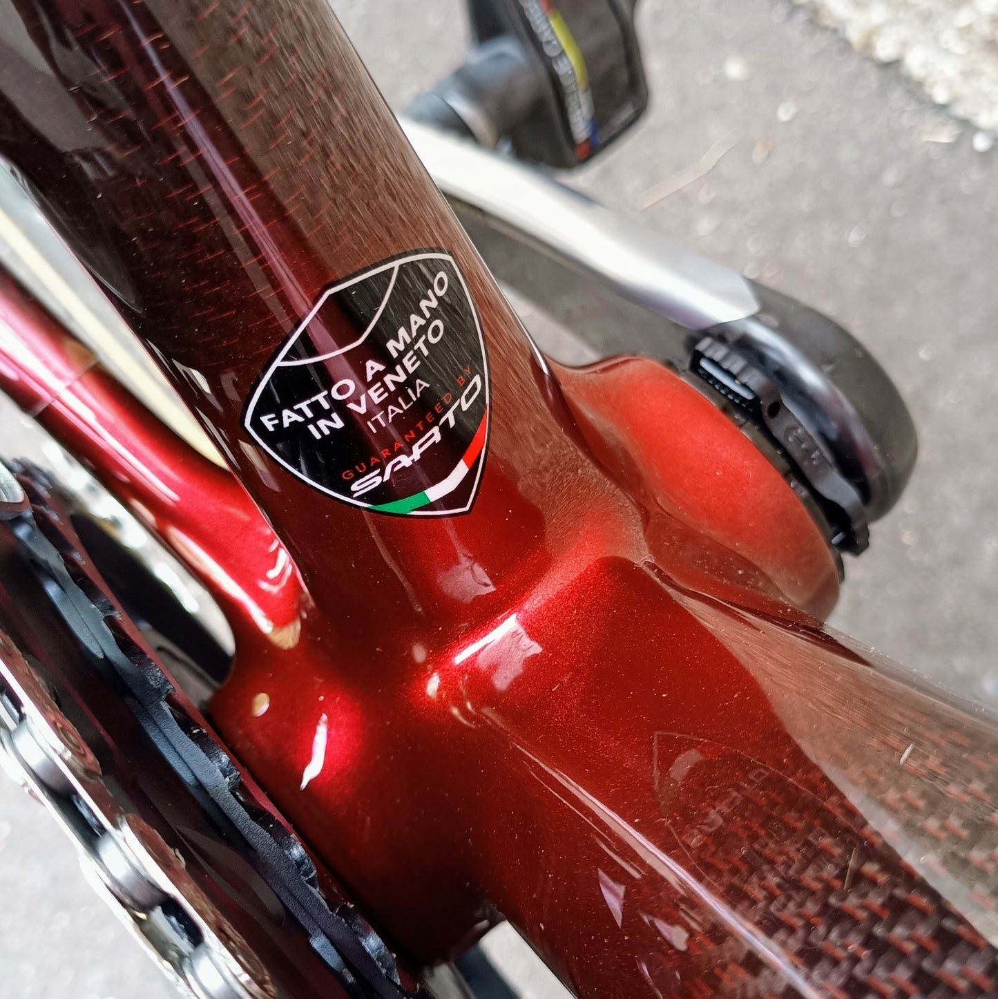 Sarto Seta Plus tri-composite (rouge/carbone)