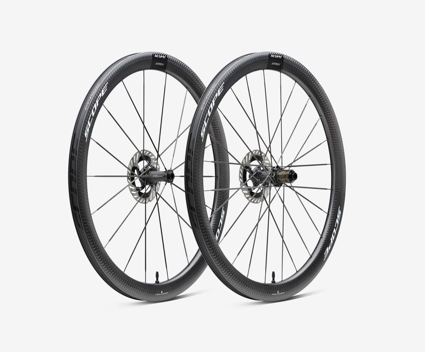 SCOPE Paire de roue carbone disque Artech 4 corps XDR