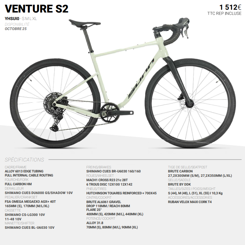 Sunn Gravel Venture S2 - taille S