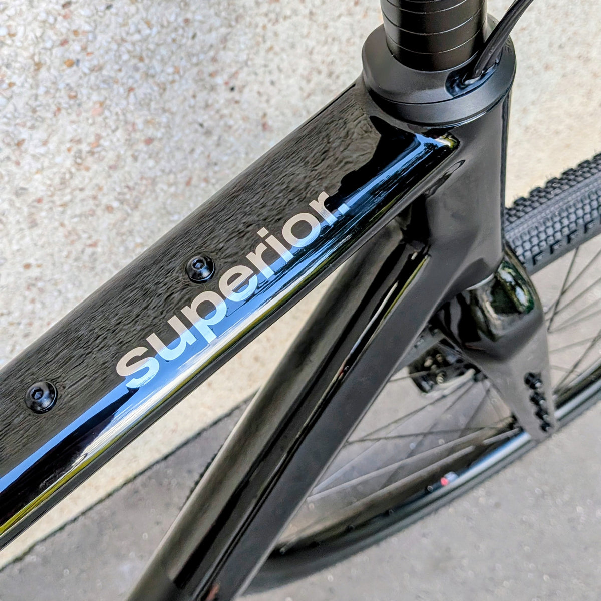 Superior GA 9.3 Gravel carbone noir - sur commande