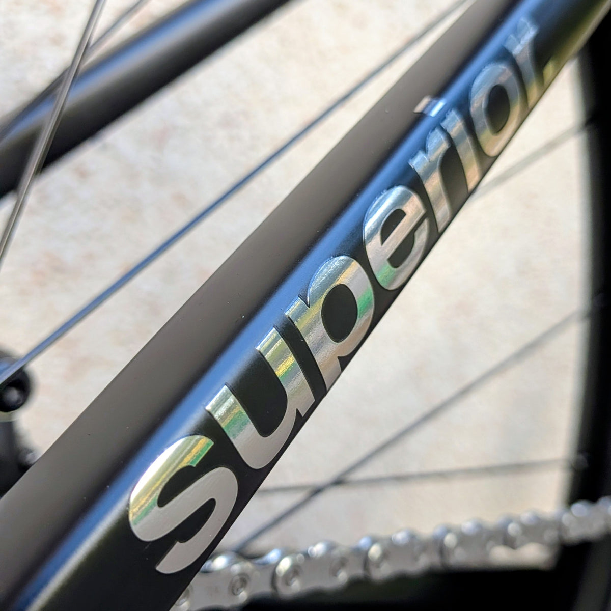 Superior GA 9.3 Gravel carbone noir - sur commande