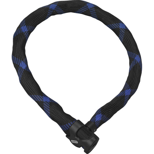 Antivol Chaine IVERA 7210 Ø7mm 110cm gainage tissus noir bleu