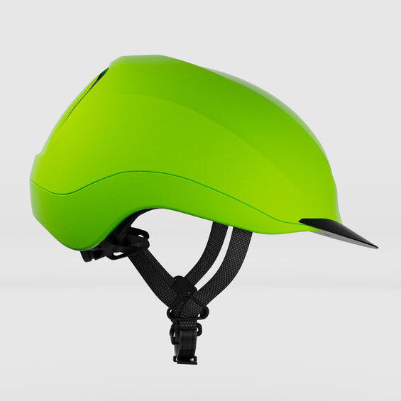 Casque Moebius lime fluo jaune - taille L 59-62cm