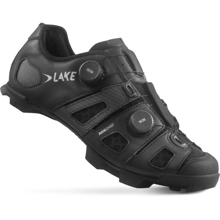 Chaussures VTT Lake MX 242 Regular Black/Silver – Taille 47